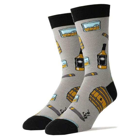 OoohYeah Funny Crew Socks for Me,Whiskey Me, Dress Cotton Socks Novelty Cool Socks