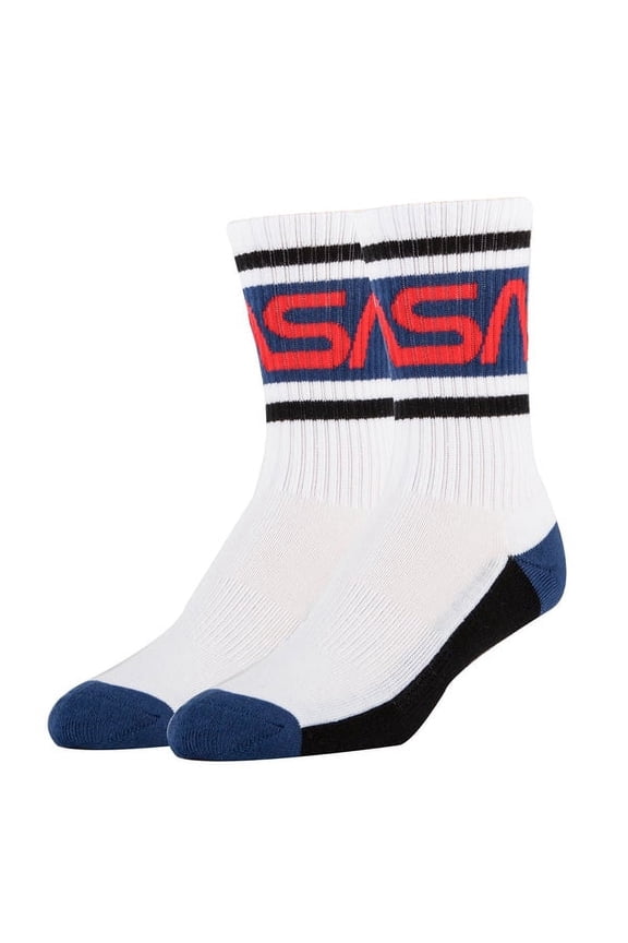 OoohYeah Kids Funny Crew Socks, I AM NASA, Novelty Athletic Cotton Socks for Boys & Girls