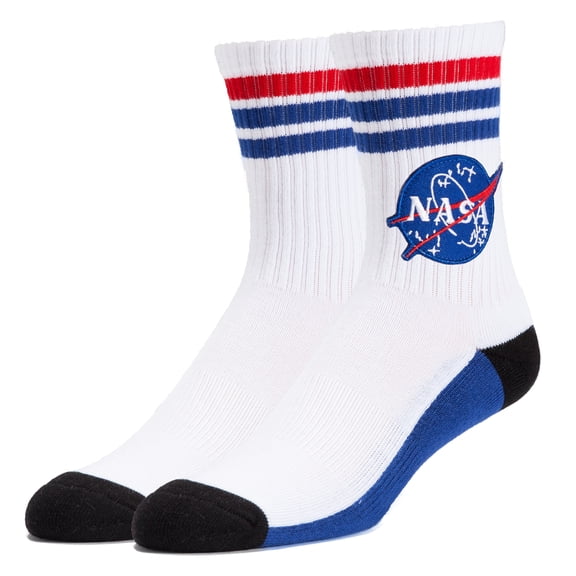 OoohYeah Kids Novelty Funny Crew Socks, Colorful Cute Socks for Girls & Boys, NASA