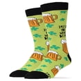 thumbnail image 1 of OoohYeah Men's Colorful Crew Socks, Irish Beer & Shamrock, Funny Lucky Cotton Socks, 1 of 3