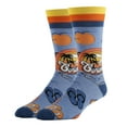 thumbnail image 1 of OoohYeah Men’s Funny City Themed Crew Socks, Crazy Novelty Cotton Dress Socks, Coronado, 1 of 3