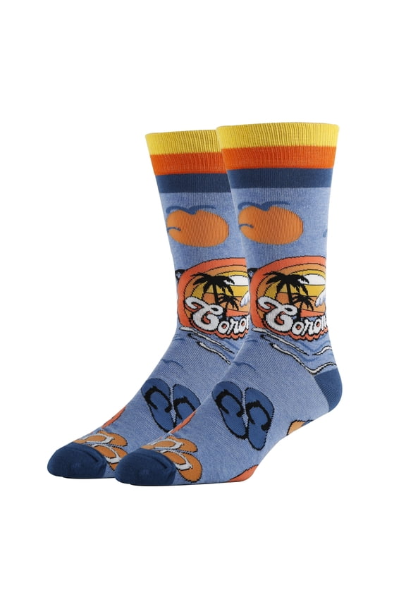 OoohYeah Mens Funny City Themed Crew Socks, Crazy Novelty Cotton Dress Socks, Coronado