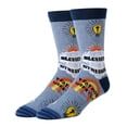 thumbnail image 1 of OoohYeah Men's Funny Crew Socks, Crazy Colorful Novelty Dress Socks, Too Blessed, 1 of 3