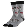 thumbnail image 1 of OoohYeah Men's Novelty Fun Saying Animal Crew Socks, Funny Crazy Dress Socks, Bad A*s, 1 of 3
