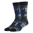 thumbnail image 1 of OoohYeah Men’s Novelty Fun Saying Crew Socks, Crazy Funny Cotton Dress Socks, More fishing, 1 of 3