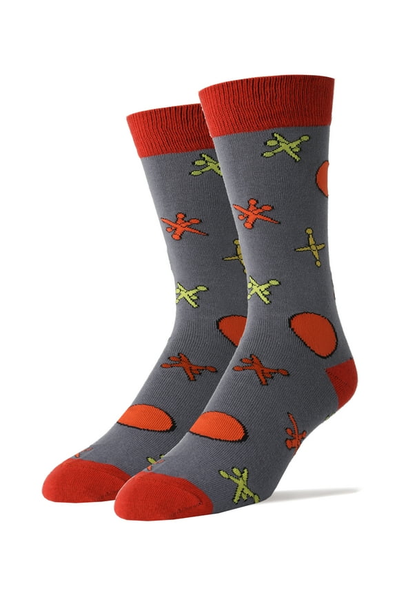 OoohYeah Mens Funny Crew Socks, Jacks, Novelty Games Theme Cool Socks