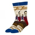 thumbnail image 1 of OoohYeah Mens Funny Crew Socks, Mr. Rogers & Friday, Colorful Novelty Fashion Socks, 1 of 4