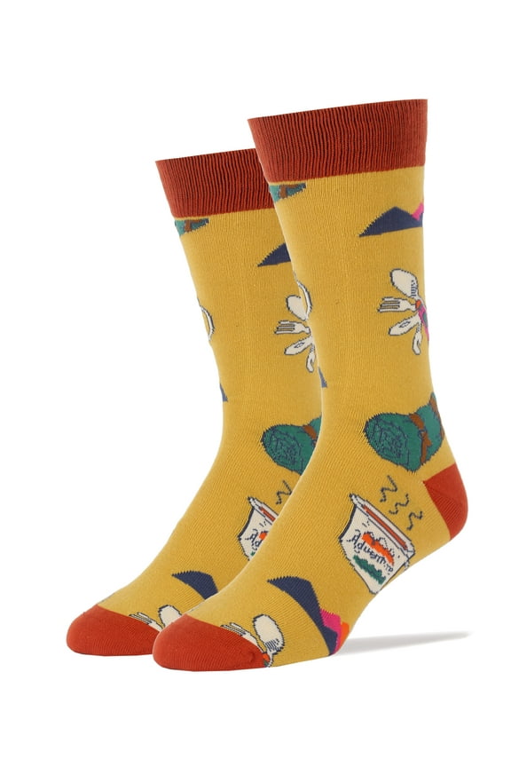 OoohYeah Mens Novelty Crew Socks, Adventure, Funny Crazy Fashion Socks