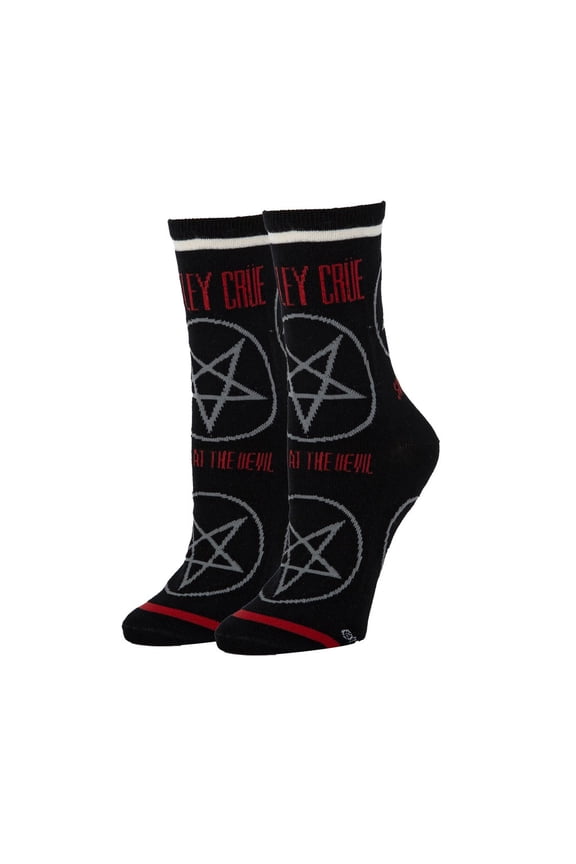 OoohYeah Women's Funny Crew Motley Crue Music Socks Novelty Cute Cotton Socks, Shout