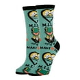 thumbnail image 1 of OoohYeah Women's Funny Crew Socks, Crazy Colorful Novelty Dress Socks, M.I.L.F, 1 of 5