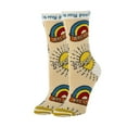 thumbnail image 1 of OoohYeah Women's Funny Crew Socks, Good Vibes Novelty Cotton Socks, Positive, 1 of 4