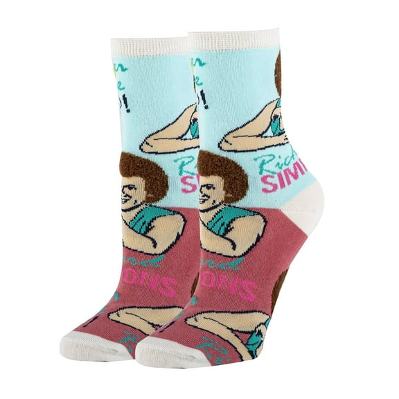 OoohYeah Women’s Funny Crew Socks Novelty Cute Cotton Socks, Never give up, One Size