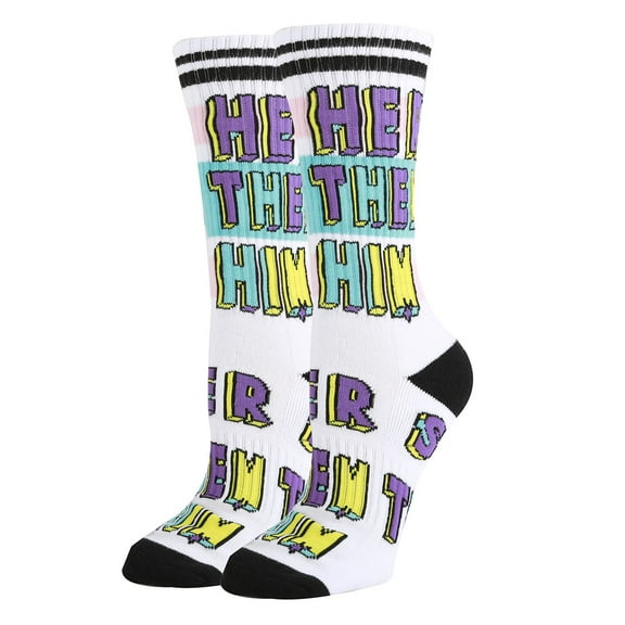 OoohYeah Women’s Funny Crew Socks Novelty Cute Cotton Socks, Them They