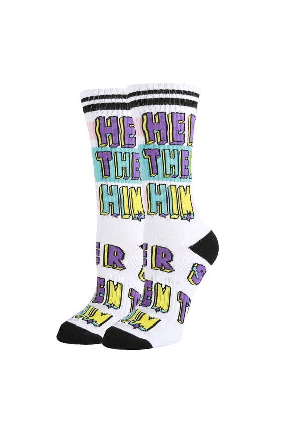OoohYeah Women’s Funny Crew Socks Novelty Cute Cotton Socks, Them They