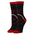 thumbnail image 1 of OoohYeah Women’s Funny Sriracha Crew Socks Novelty Cute Cotton Socks, Lit, Size 5-10, 1 of 5