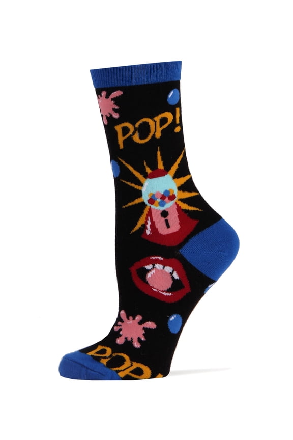OoohYeah Women's Novelty Crew Socks, Funny Crazy Silly Cool Socks, Gumball, Size 5-10