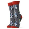 thumbnail image 1 of OoohYeah Womens Funny Colorful Crew Socks, Psychedelic Retro Lava Lamp, Novelty Cool Dress Socks, 1 of 4