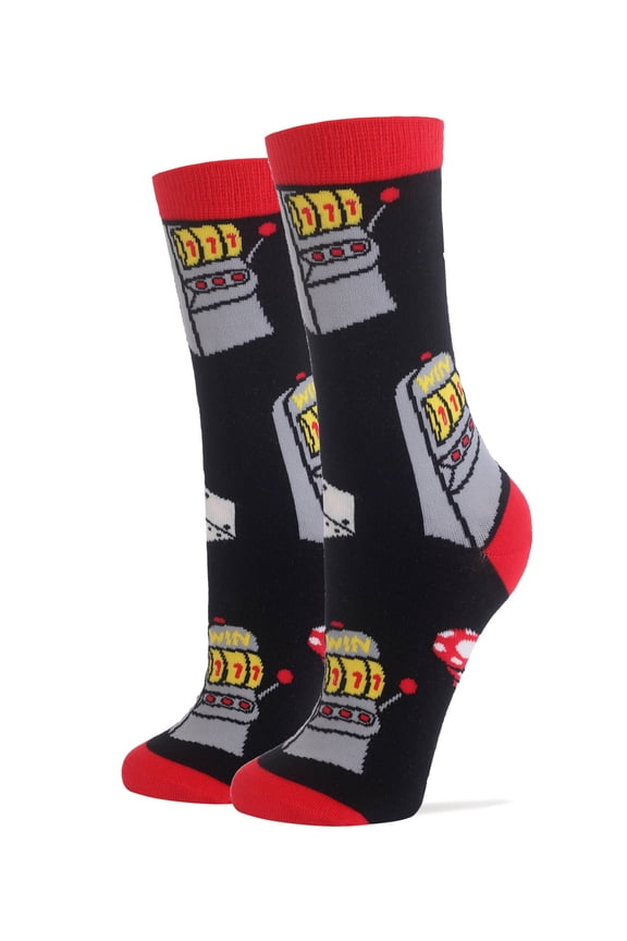 OoohYeah Womens Funny Crew Socks, Game Cotton Novelty Cool Socks, Dice To Meet You
