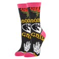 thumbnail image 1 of OoohYeah Womens Novelty Funny Crew Socks, Colorful Cotton Dress Socks, Moon Child, 1 of 2