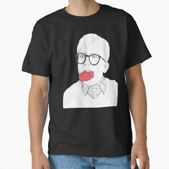 Oooooooohhhh Fuuuuuuudddgggeeee, Funny Christmas Story Movie Quote - Durable Stitching G28840 Unisex T-Shirt, Up to Size 5XL