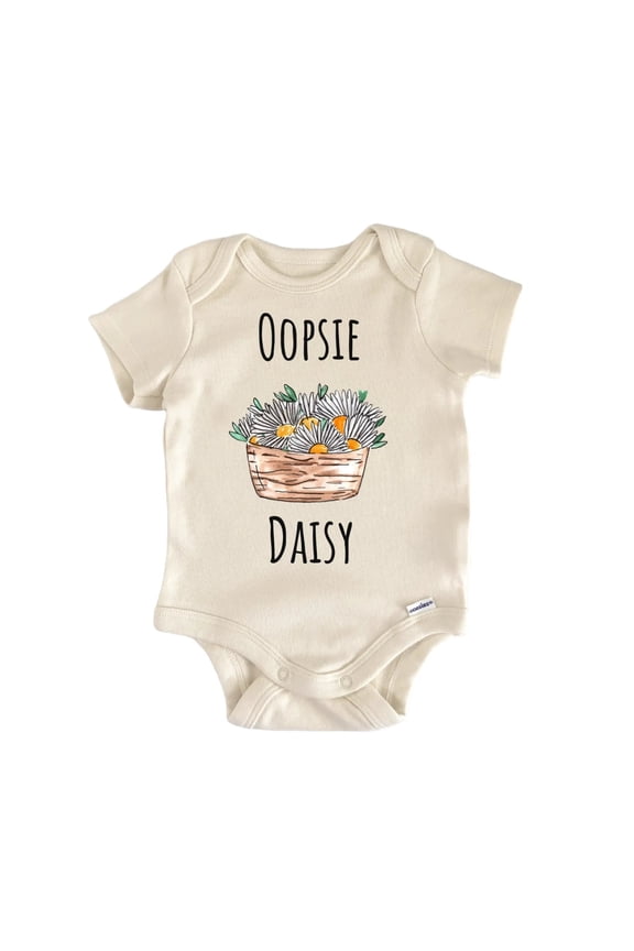 Oopsie Daisy Plant Flower Baby Gift Baby OnesieĀ®