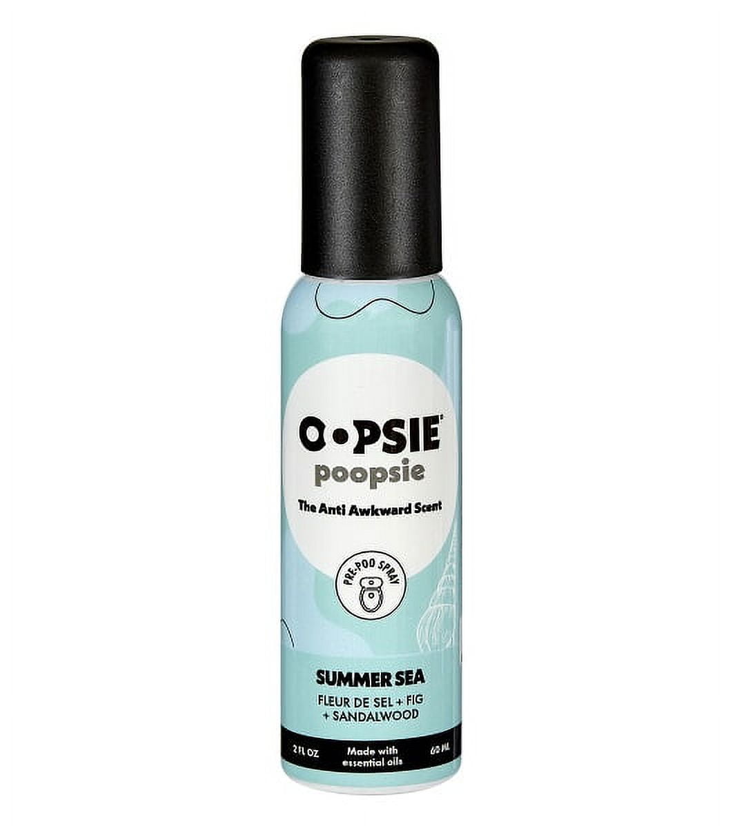 Oopsie Poopsie Summer Sea Pre-Poo Toilet Spray with Essential Oils