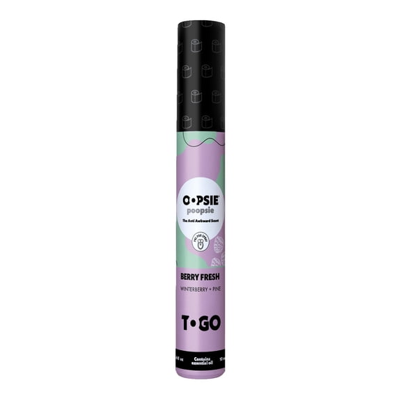 Oopsie Poopsie toilet spray, To-Go (2-Pack) Berry Fresh