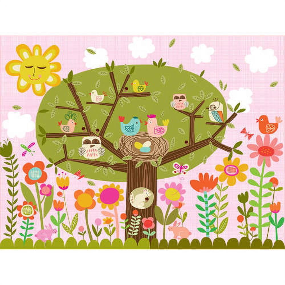 Oopsy Daisy's Bloomin' Birdies Canvas Wall Art, 18x14