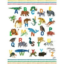 Oopsy Daisy's Eric Carle's ABC's, Boy Canvas Wall Art, Size 18x24