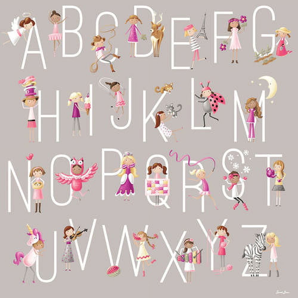 Oopsy Daisy's G is for Girls Canvas Wall Art, 21x21