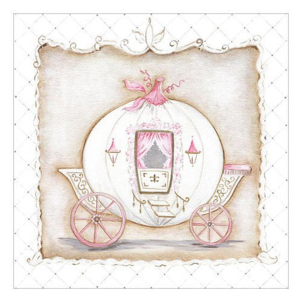 Oopsy Daisy's Little Princess Carriage I Canvas Wall Art, 10x10