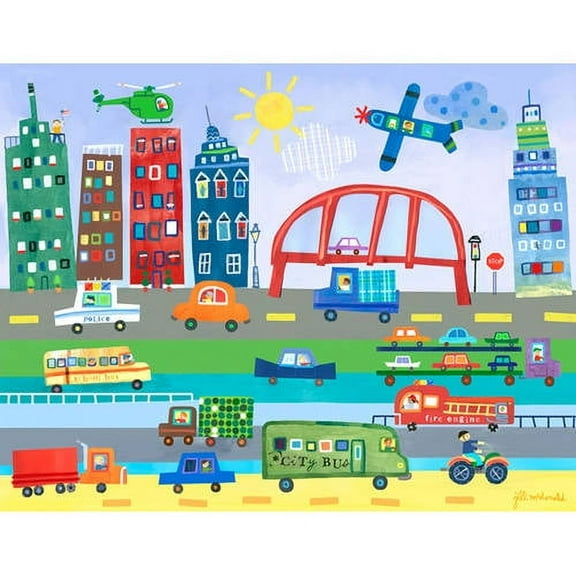 Oopsy Daisy's Moving Canvas Wall Art, Size 18x14