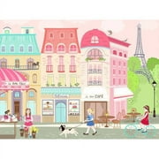 Oopsy Daisy's Parisian Afternoon Canvas Wall Art, 24x18