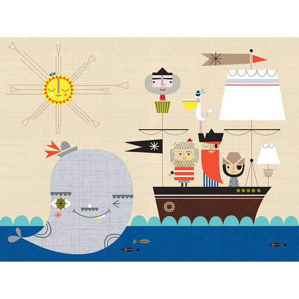 Oopsy Daisy's Redbeard & Crew Canvas Wall Art, 24x18