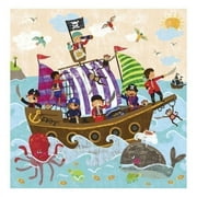 Oopsy Daisy's Swashbuckling Good Time Canvas Wall Art, 18x18