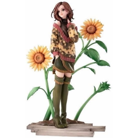 Oosaki Nana Figure Komatsu Nana, Standing Sunflower RoseAction Figure 24cm/9.4inch Anime Character Statue, Green