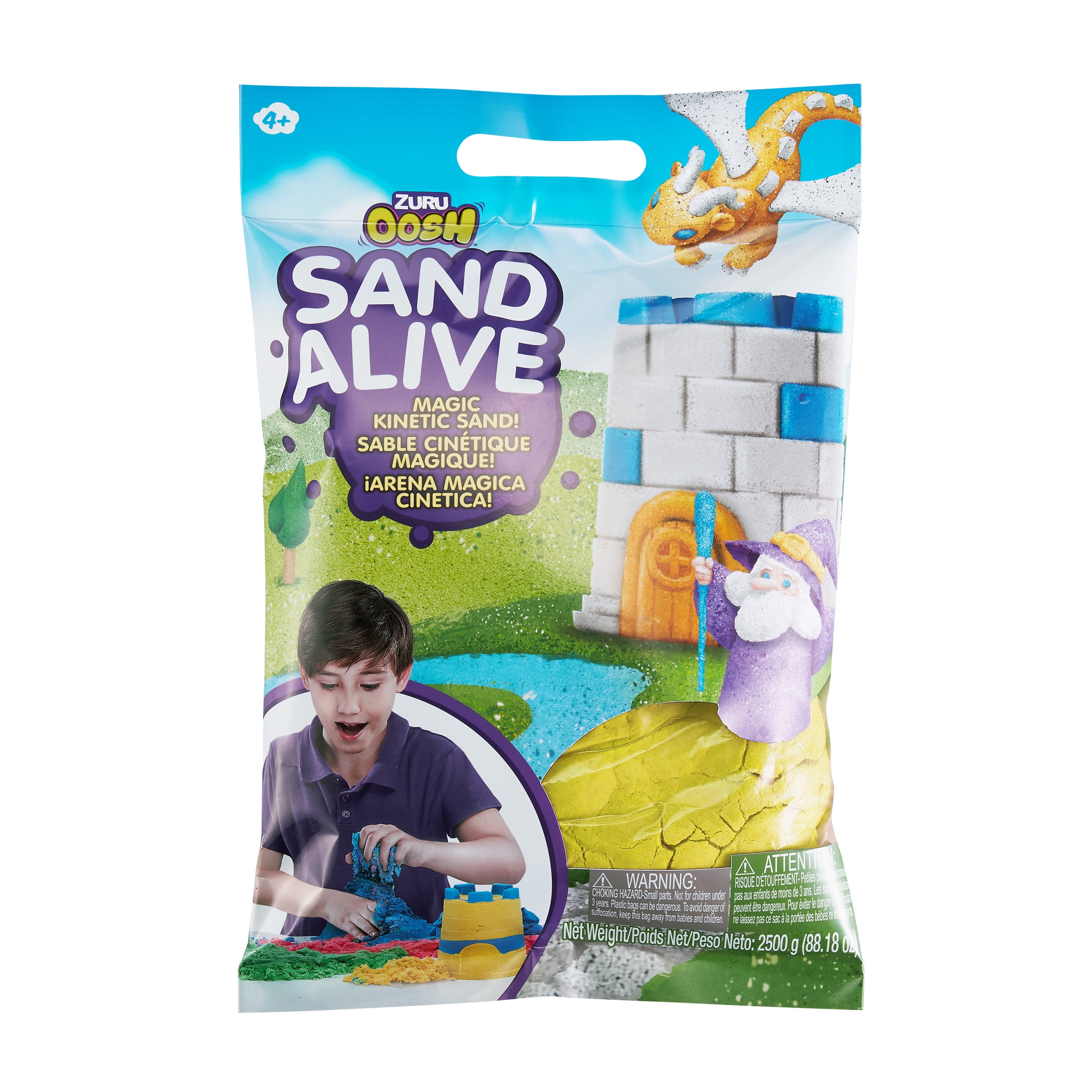 Wholesale Yellow Kinetic Magic Sand Kids DIY Indoor Play Sand Toys
