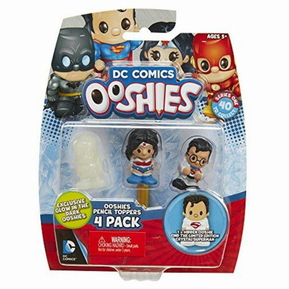 Ooshies Set 2 "DC Comics Series 1" Action Figure (4 Pack)
