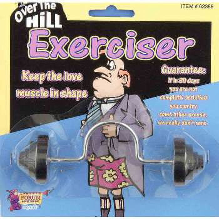 Miniature Over The Hill Exerciser Gag Gift