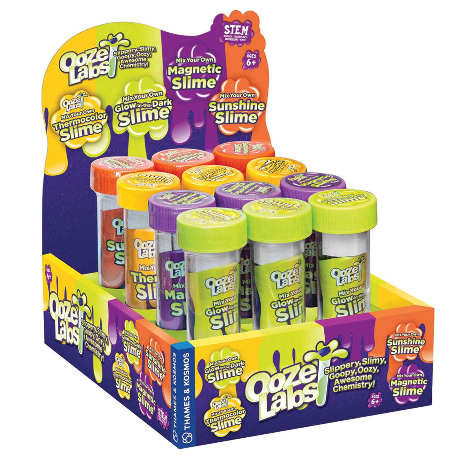 Ooze Labs: Mix Your Own Slime Kits (12-pc Gift Set)