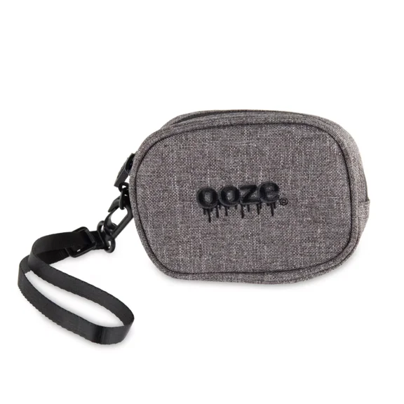 Ooze Smell Proof Wristlet Pouch Smoke Gray - Luggage Bags -3 X 5 X 1.5- Smell Proof Bag with Lock - Carbon Lining - Discreet Travel Bag - Odor Proof Bag - Scent Proof Bag - Herb Guard - Toiletry Bag