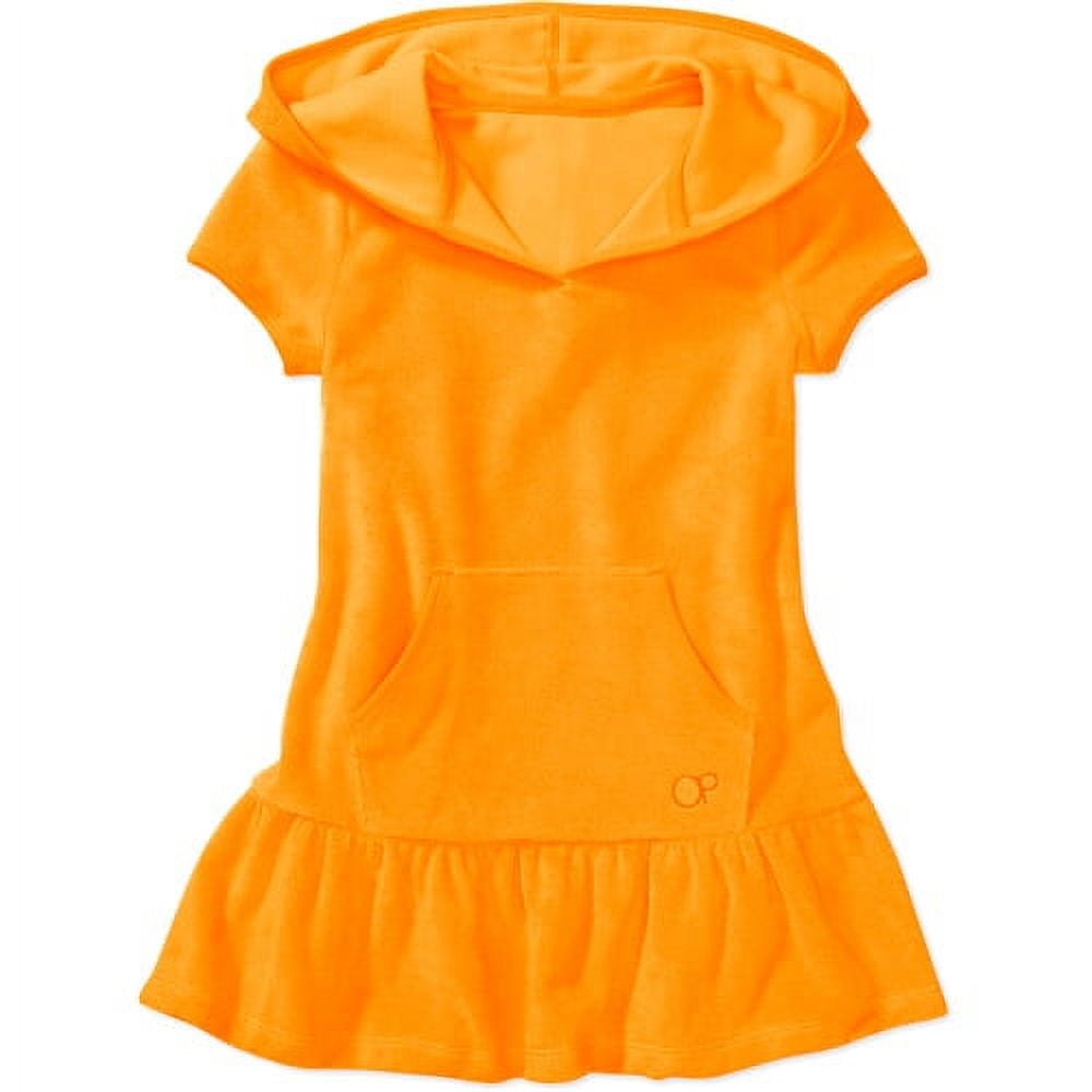 Op Baby Girls' Hooded Terry Swim CoverUp Dress