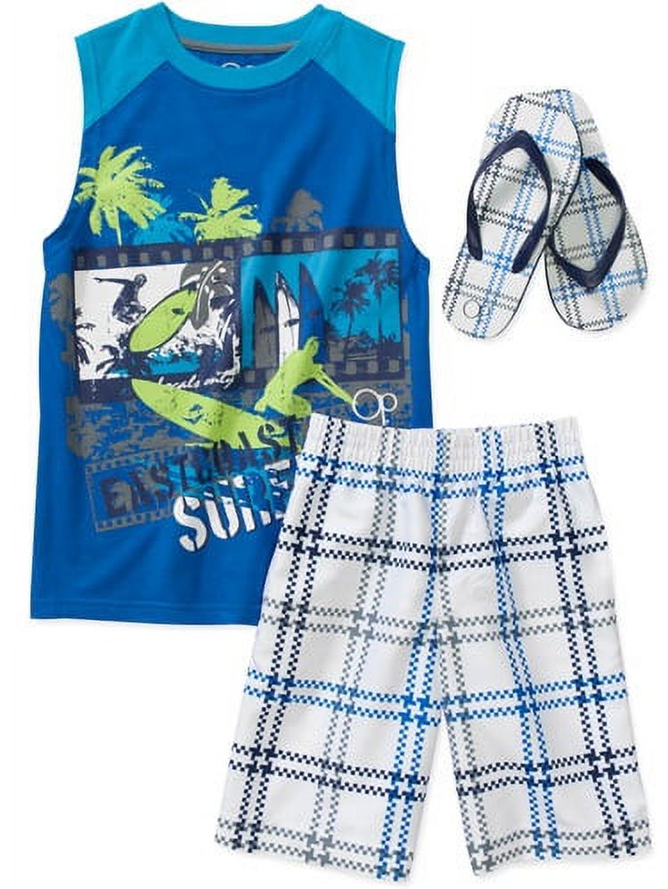 Op Boys 3 Piece Sleeveless Tank, Short,