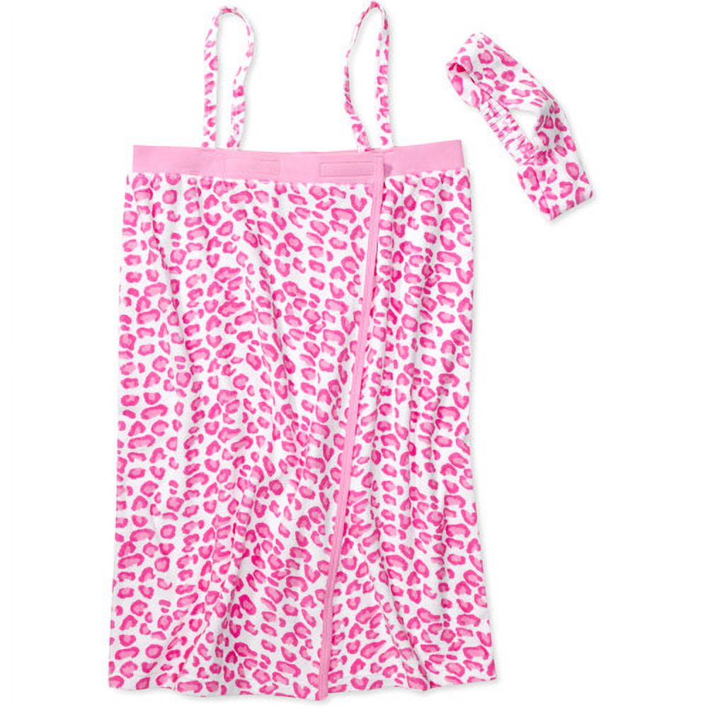 Op Juniors Terry Shower Wrap with Bonus Headband