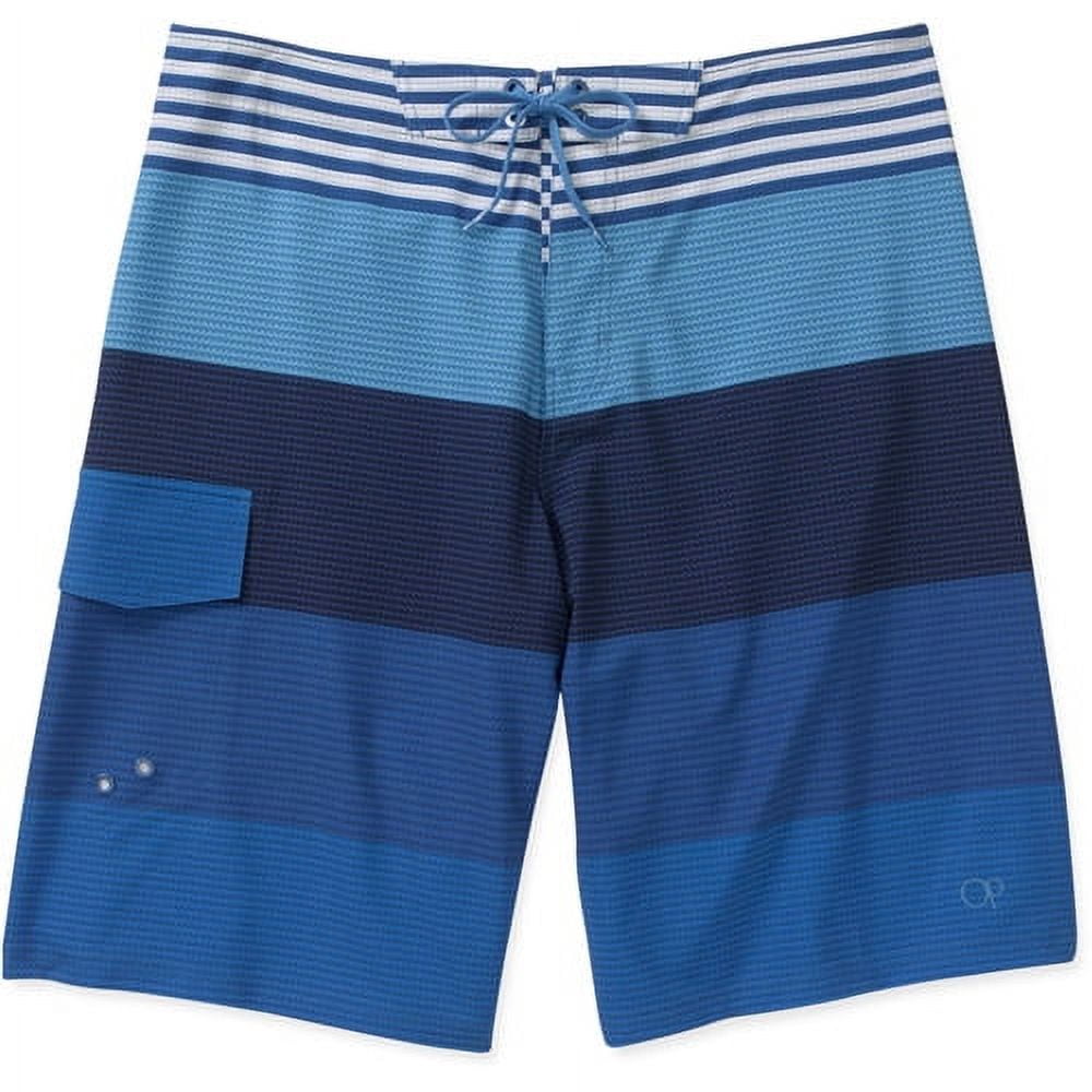 Op Men's Stripe Fixed Waist Boardshort - Walmart.com