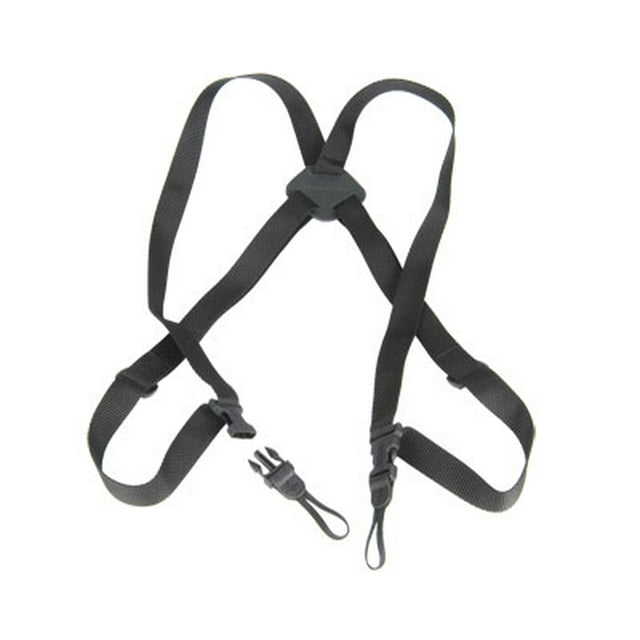 Op/Tech USA Bino/Cam Suspender Harness Binocular/Camera Strap - Webbing Version - Black