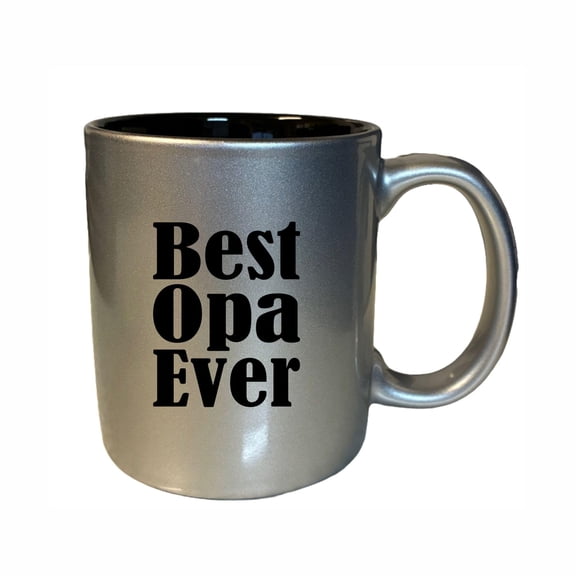 Opa Coffee Mugs, Best Opa Ever 11oz Ceramic Coffee Cup Teacup with Handle, Funny Birthday Gifts