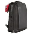 thumbnail image 1 of Opack Rifd Leather Laptop Intelligent Increase Business Travel Large Backpack for Men, Black, 1 of 8