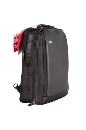 Opack Rifd Leather Laptop Intelligent Increase Business Travel Large Backpack for Men, Black