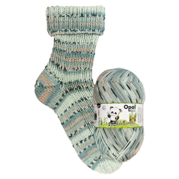 Opal 6-Ply Sock Yarn | 75% Virgin Wool (Superwash), 25% Polyamide | 150g (Approx. 460 yards) Skein, (11327 - Magic Panda)